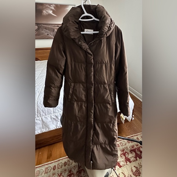 Jackets & Blazers - Allegri long brown puffer jacket